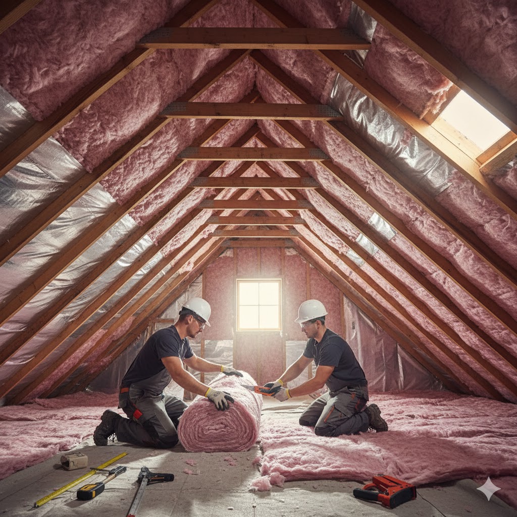 Isolation d'une toiture par l'intérieur